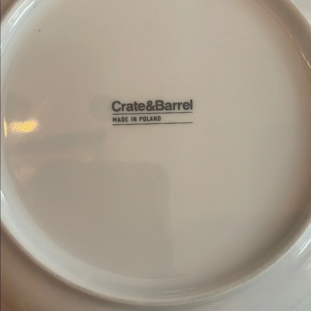 Crate & Barrel “Diner” Soup bowl